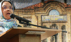 حضور نماینده زرتشتیان در گهنبار فرنگیس یگانگی، دخت...